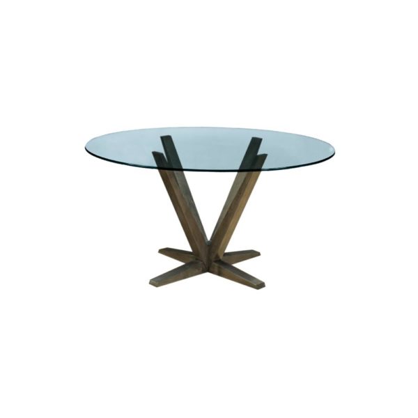 Aura Glass Top Dining Table
