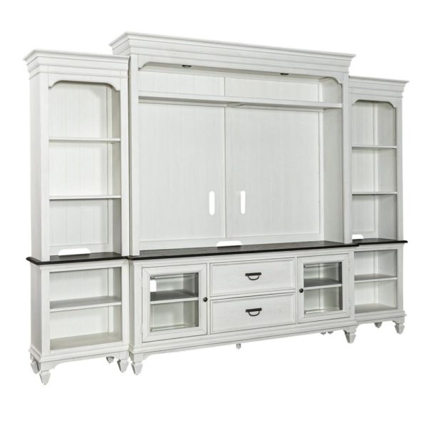 Allyson Park Entertainment Center with Piers