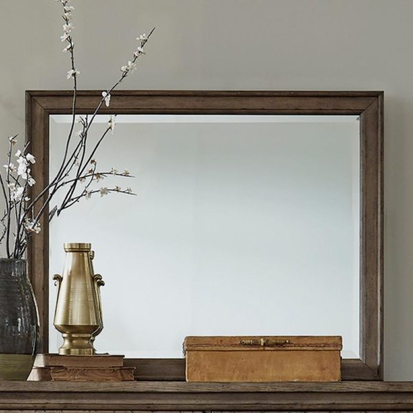 Americana Farmhouse Landscape Mirror