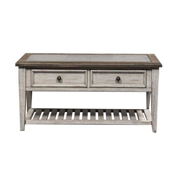 Heartland Rectangular Ceiling Tiule Cocktail Table