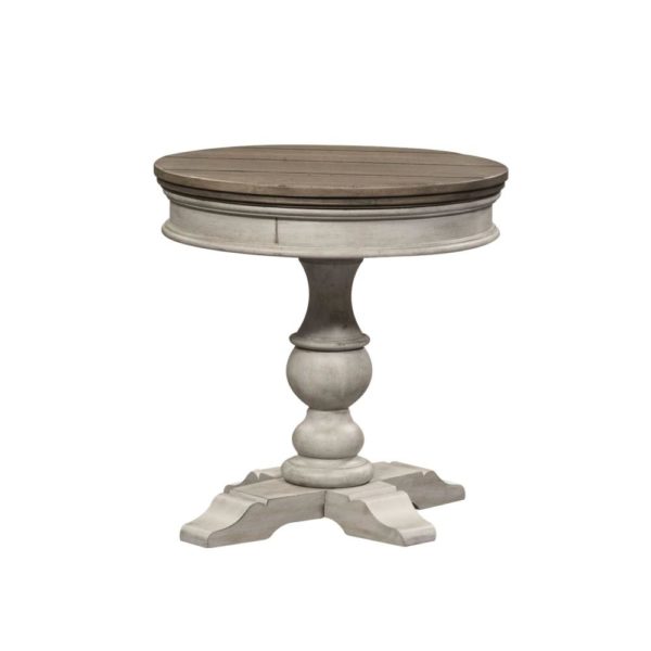 Heartland Pedestal Chair Side Table