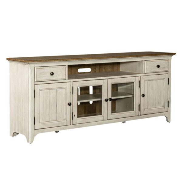 Farmhouse Reimagined Entertainment TV Stand