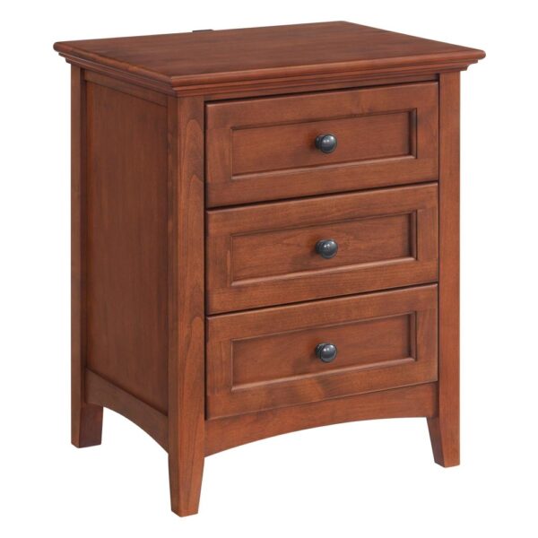 McKenzie 3 Drawer Nightstand