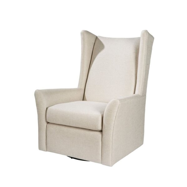 Spectra Home Kent Swivel Chair in Linen Flax