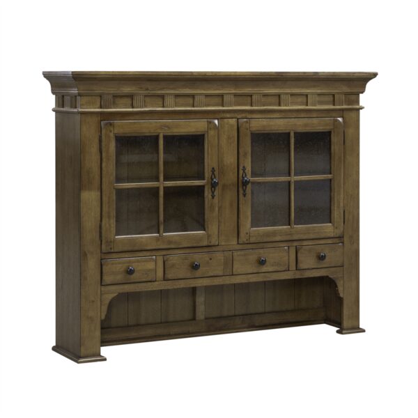 17-CH6285 Treasures Hutch - Oak
