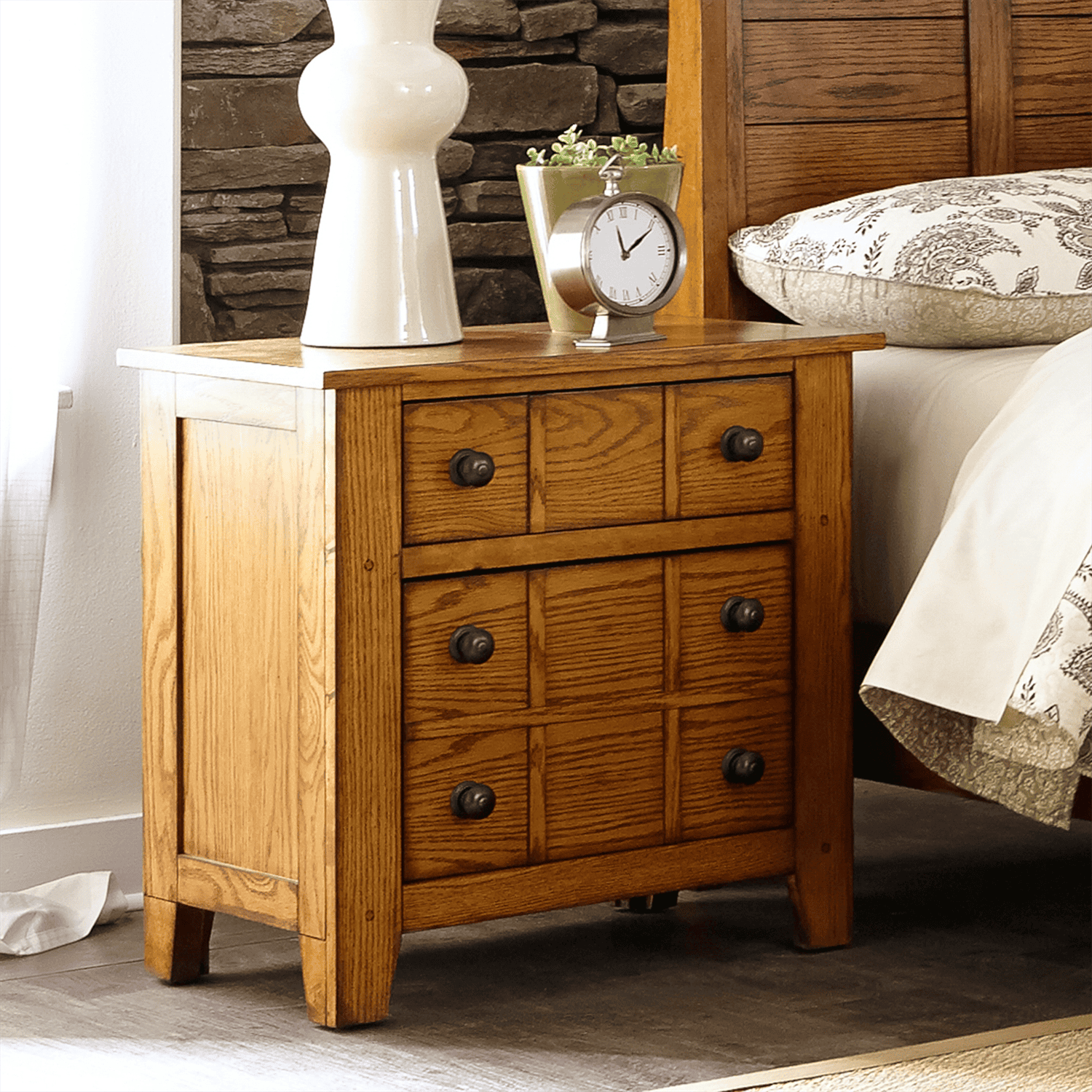 175-BR61 Grandpas Cabin Night Stand 175-BR61 Grandpas Cabin Night Stand