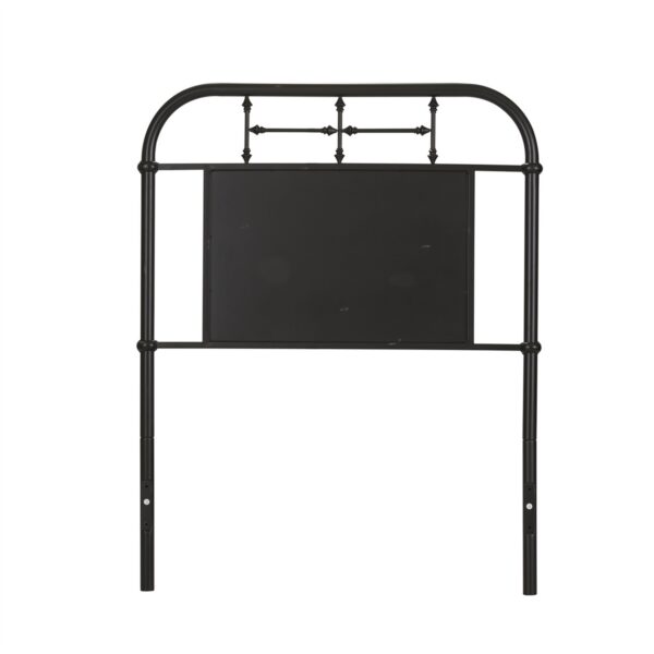 179-BR11H-B Vintage Series Twin Metal Headboard - Black