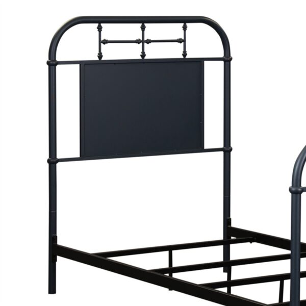 179-BR11H-N Vintage Series Twin Metal Headboard - Navy