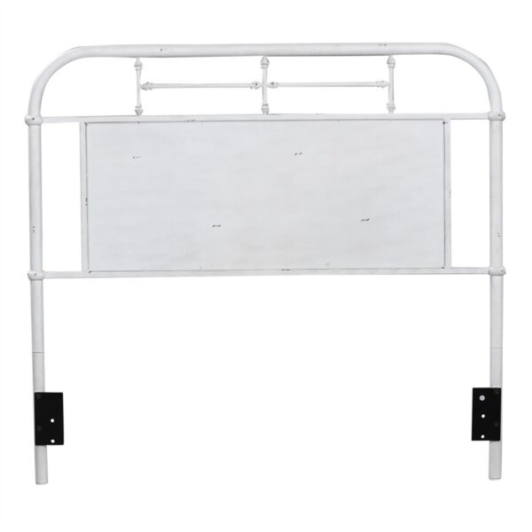 179-BR17H-AW Vintage Series Full Metal Headboard - Antique White