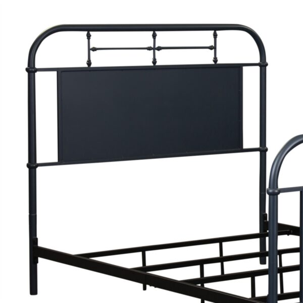 179-BR17H-N Vintage Series Full Metal Headboard - Navy