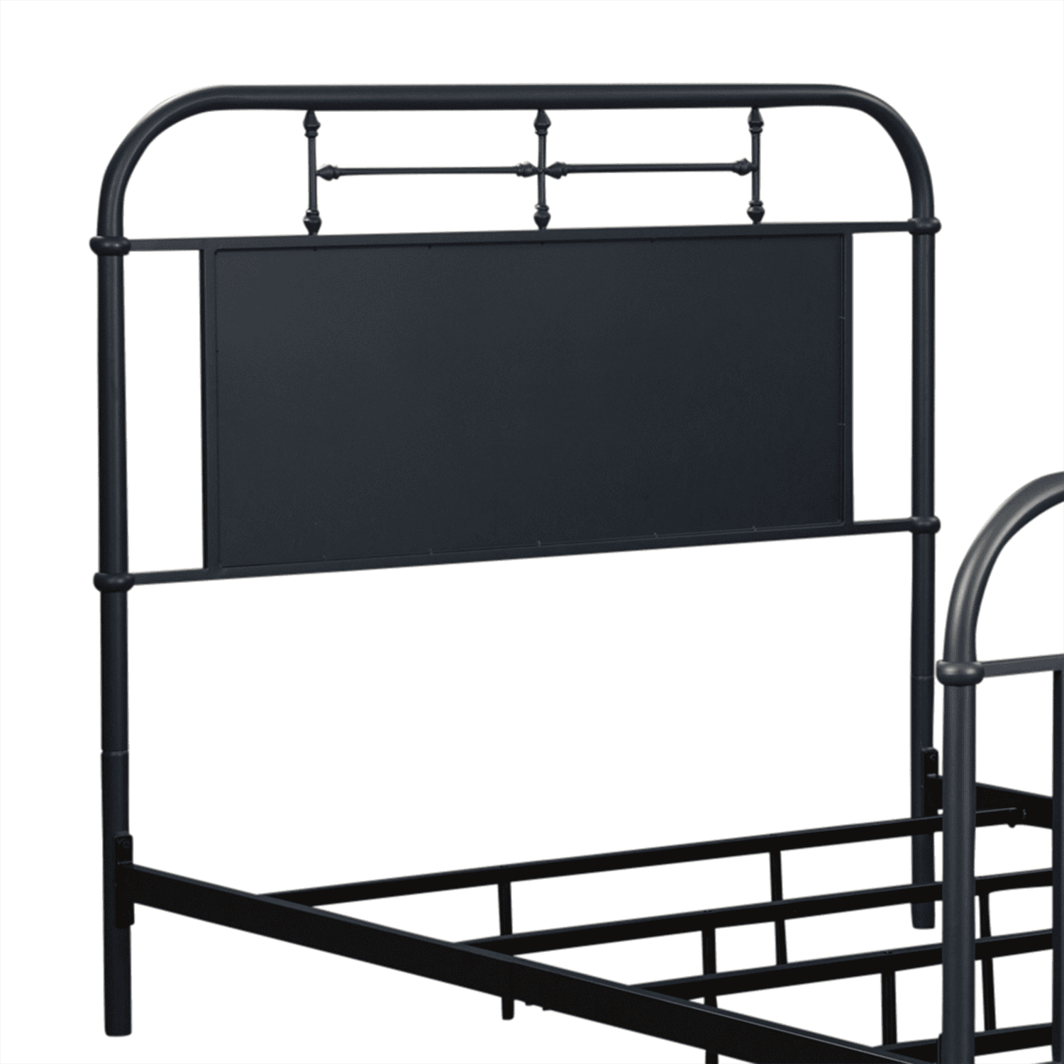 179-BR17H-N Vintage Series Full Metal Headboard - Navy 179-BR17H-N Vintage Series Full Metal Headboard - Navy