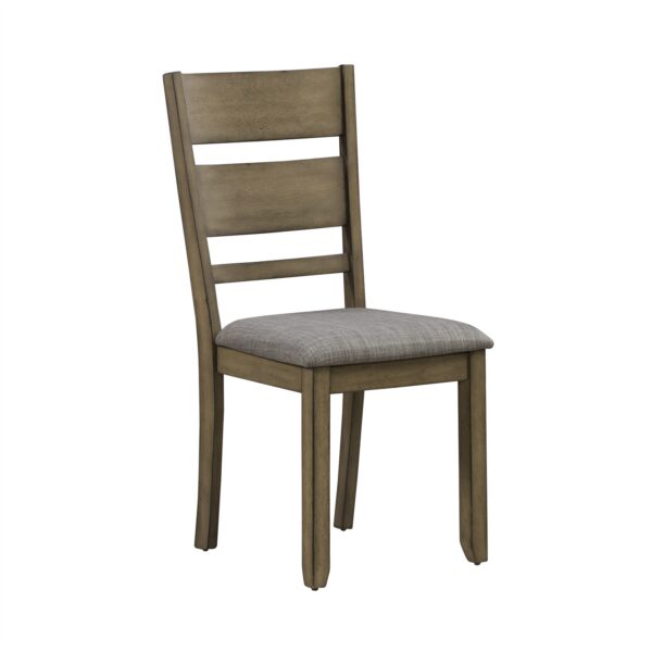 182WT-C1501S Brook Bay Slat Back Uph Side Chair (RTA)