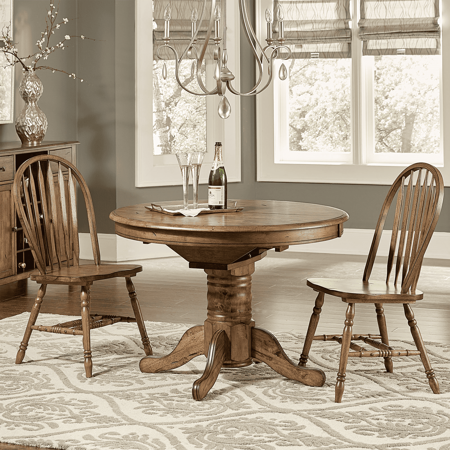 186-CD-PDS Carolina Crossing Pedestal Table 186-CD-PDS Carolina Crossing Pedestal Table