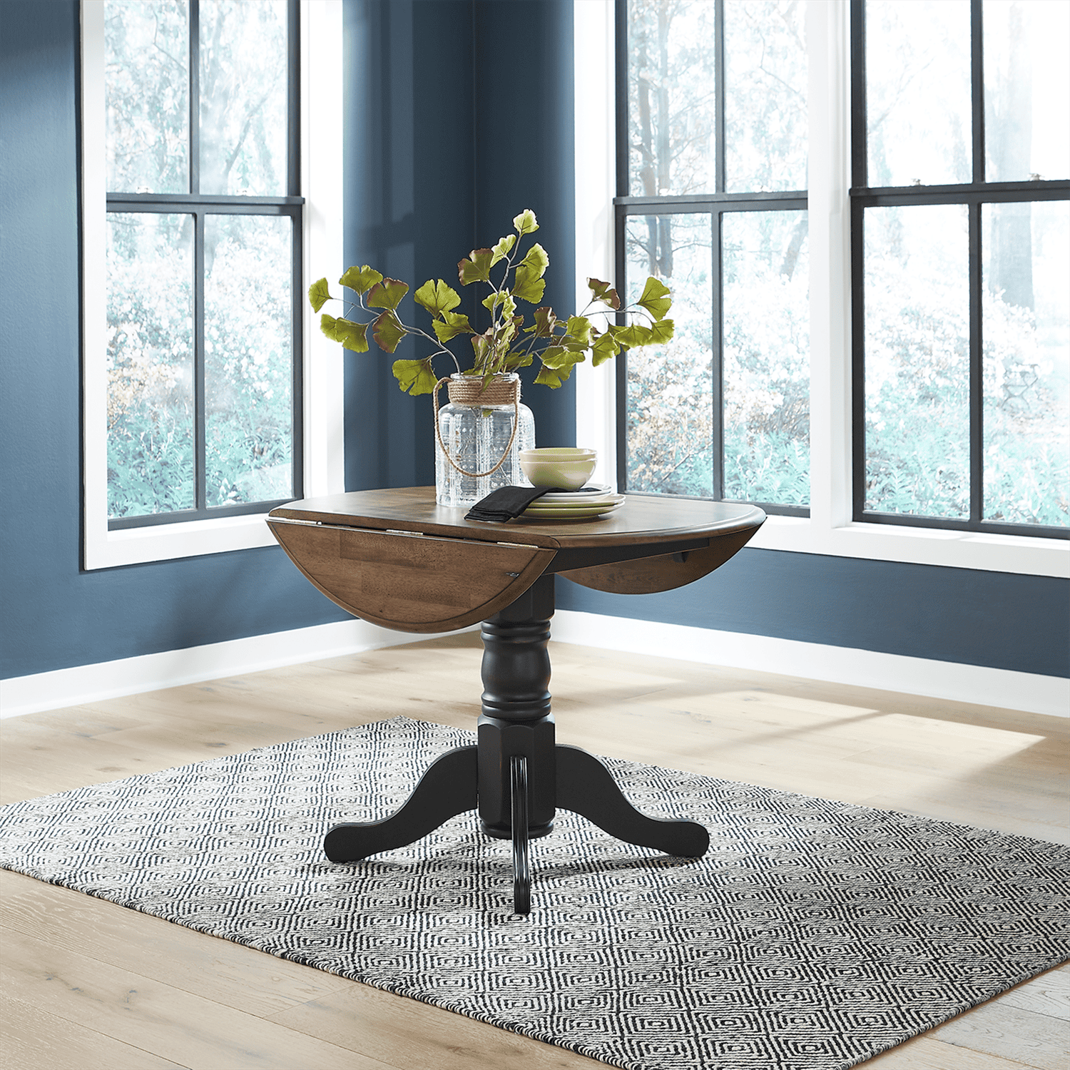 186B-CD-DLT Carolina Crossing Drop Leaf Table Set 186B-CD-DLT Carolina Crossing Drop Leaf Table Set