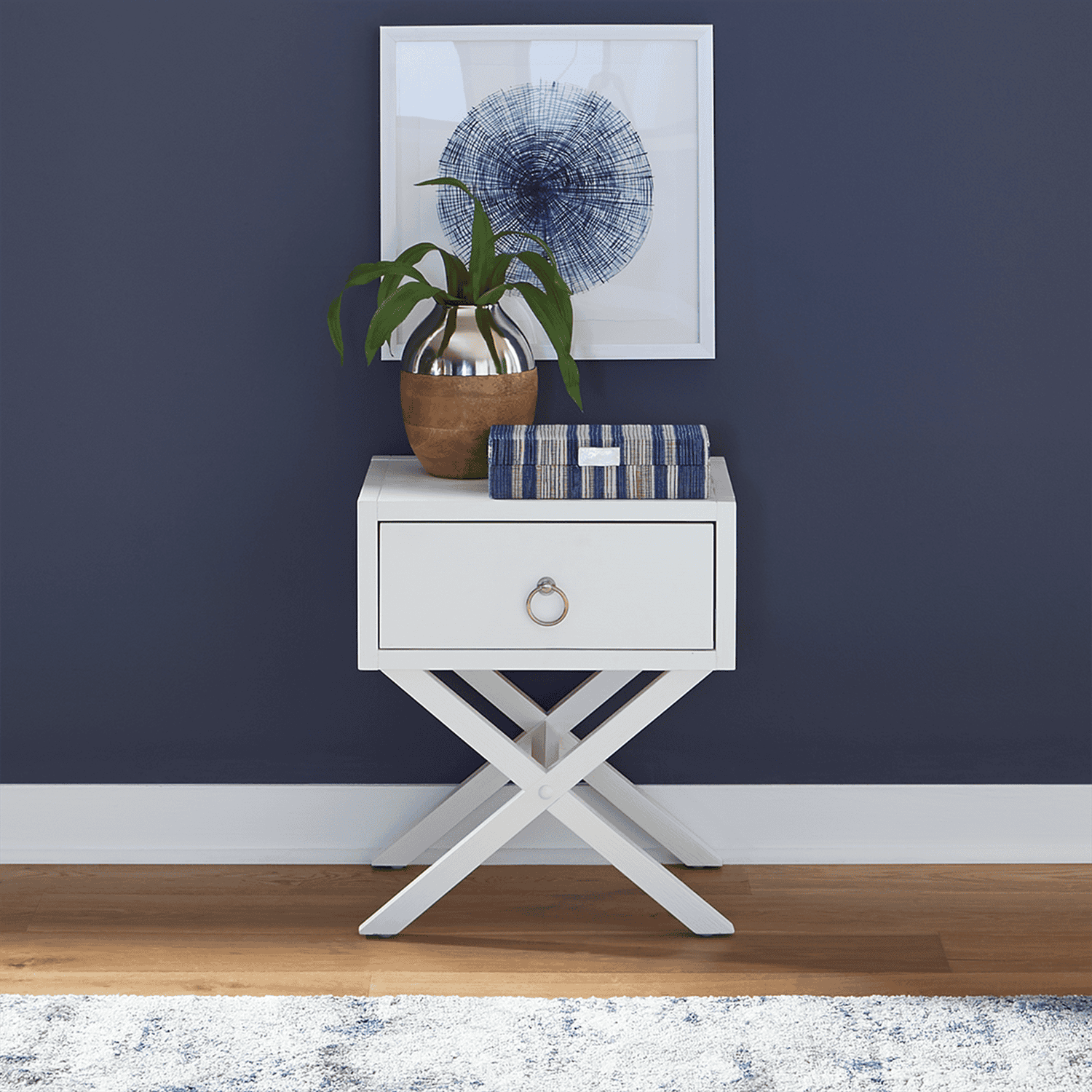 2030WH-AT1922 East End 1 Drawer Accent Table 2030WH-AT1922 East End 1 Drawer Accent Table