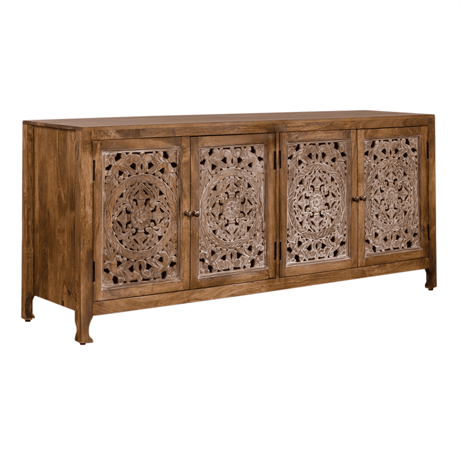 2077-AC7432 Marisol 74 Inch 4 Door Accent TV Stand 2077-AC7432 Marisol 74 Inch 4 Door Accent TV Stand