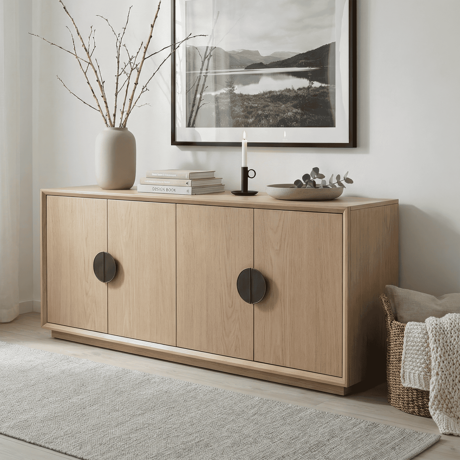 2259-AC1000 Luna 4 Door Accent Cabinet 2259-AC1000 Luna 4 Door Accent Cabinet