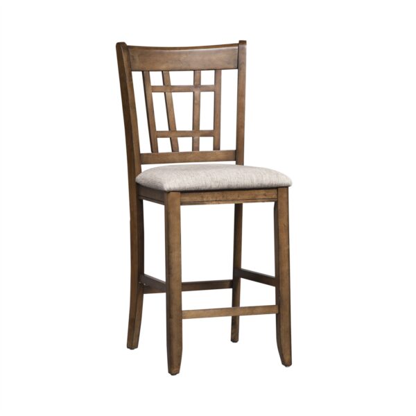 227-B920124 Santa Rosa 24 Inch Lattice Back Counter Chair