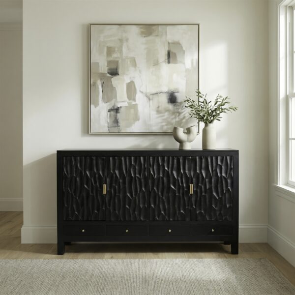 2290-AC4000 Obsidian 4 Door Accent Cabinet