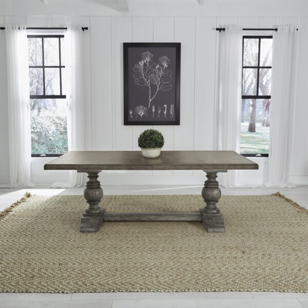 237G-DR-TRS River Place Trestle Table Set