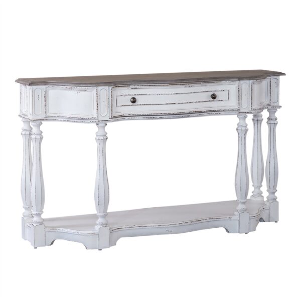 244-AT2001 Magnolia Manor 56 Inch Hall Console Table