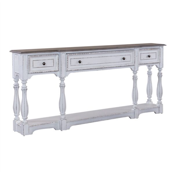 244-AT2002 Magnolia Manor 72 Inch Hall Console Table