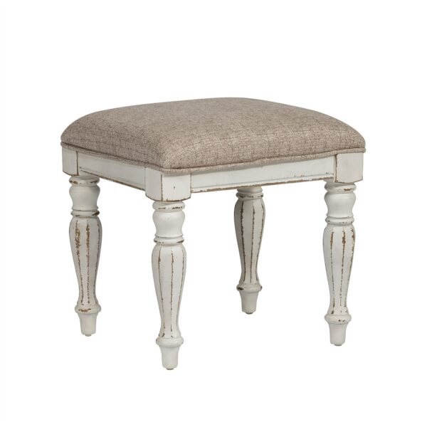244-BR99 Magnolia Manor Vanity Stool
