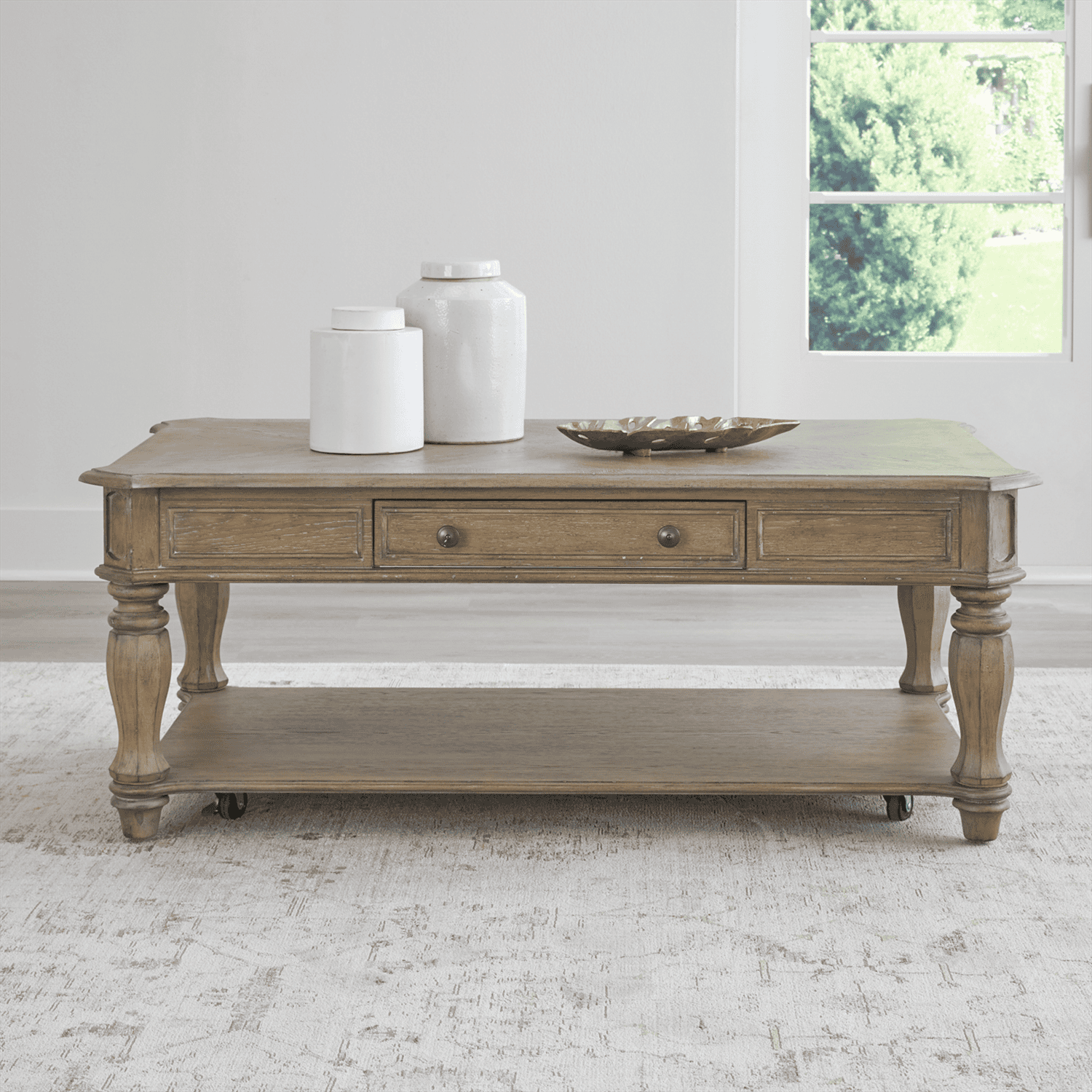 244N-OT1010 Magnolia Manor Rectangular Cocktail Table 244N-OT1010 Magnolia Manor Rectangular Cocktail Table