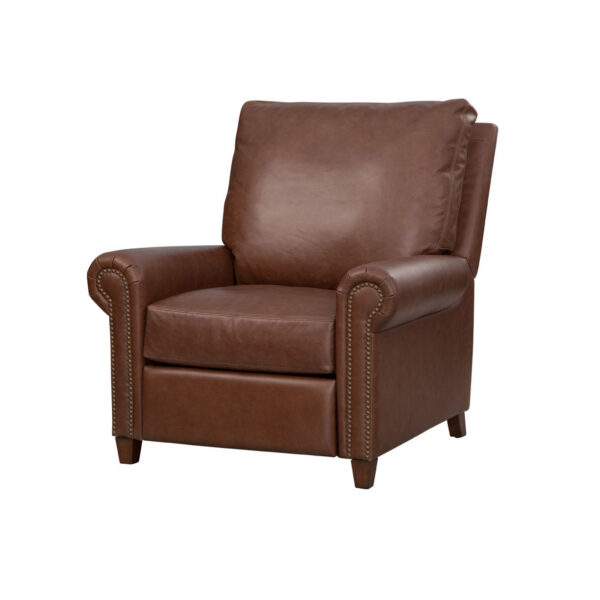 Spectra Home Beard Rechargeable Power Recliner in Chaps Havana Brown