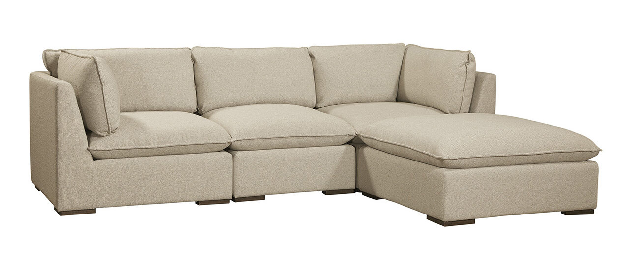 Spectra Home Burbank Armless in Boucle Pebble (Performance Fabric) Spectra Home Burbank Armless in Boucle Pebble (Performance Fabric)