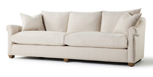 Spectra Home Celeste 104″ Sofa in Tribecca Natural