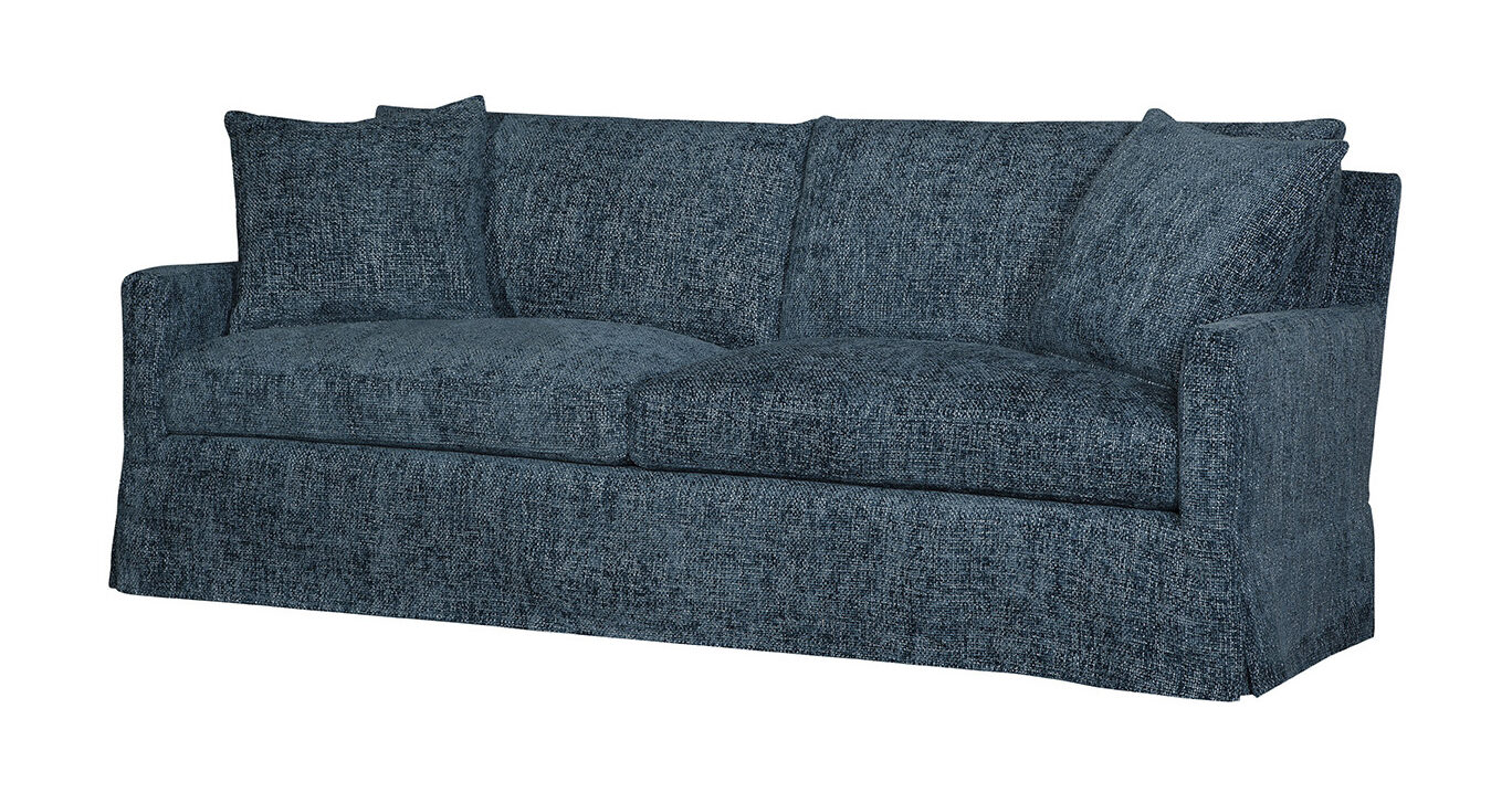 Spectra Home Pasadena 2 over Slipcovered 85″ Sofa in Norse Lake Spectra Home Pasadena 2 over Slipcovered 85″ Sofa in Norse Lake