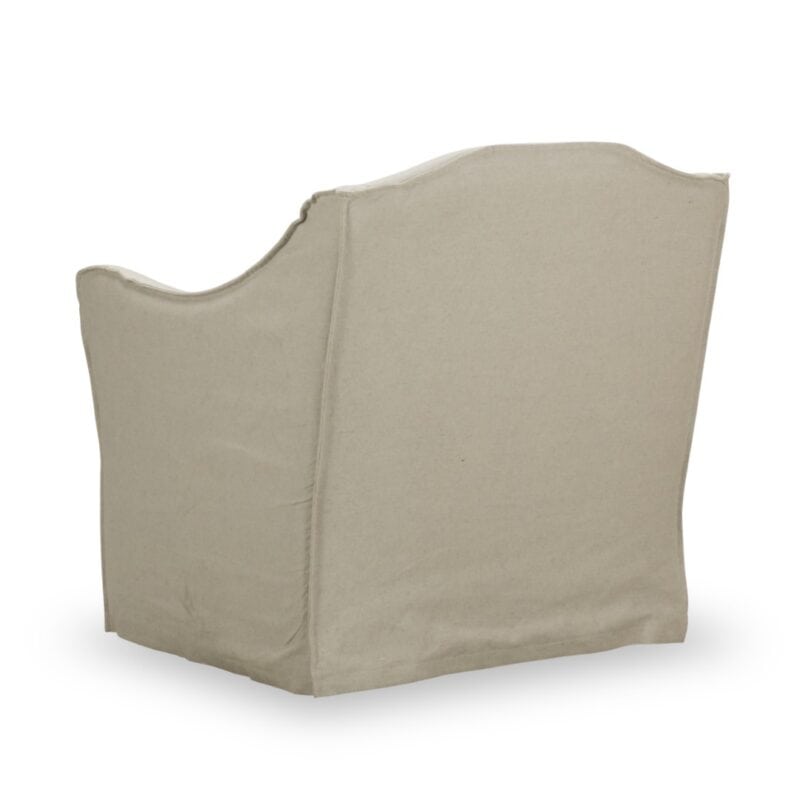 Spectra Home Keith Slipcovered Swivel in Milar Natural Spectra Home Keith Slipcovered Swivel in Milar Natural