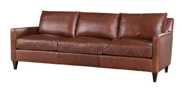 Spectra Home Riverside Sofa in Tatum Dark Brown