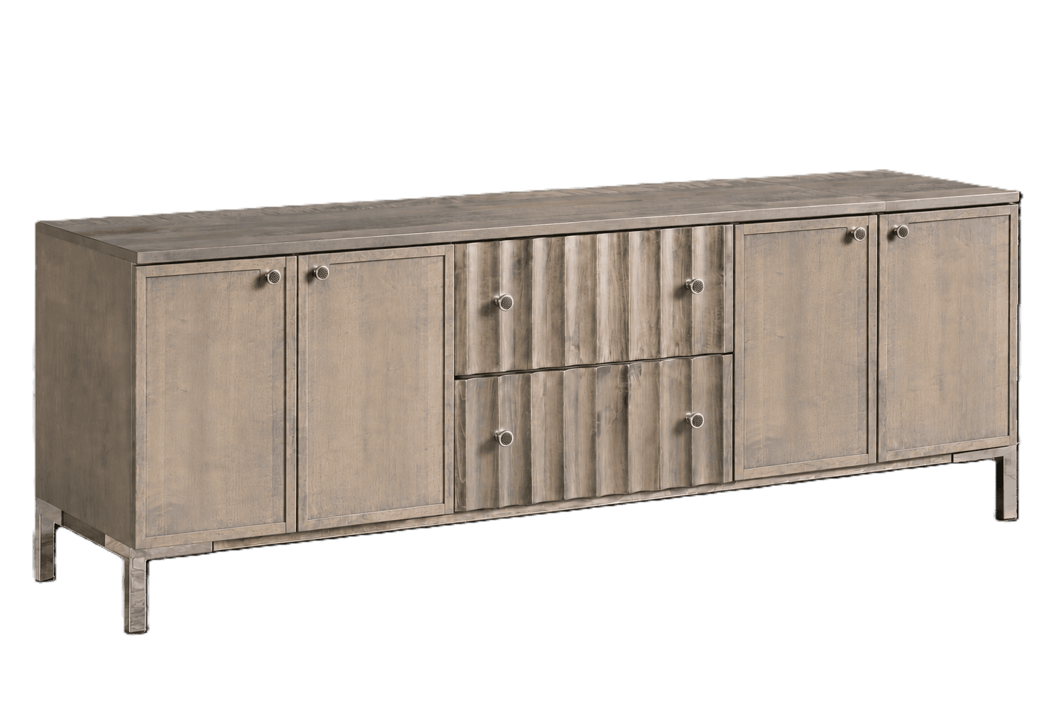 Country View Woodworking 110-74CRED-D1-B1 American Modern 74'' Credenza Country View Woodworking 110-74CRED-D1-B1 American Modern 74'' Credenza