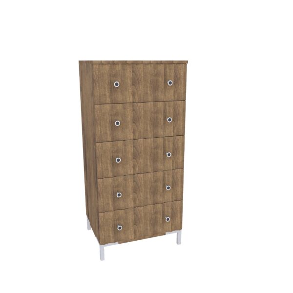 Country View Woodworking 115-DR524-D1-B1 American Modern II 24'' Five-Drawer Chest ( D-1  B-1 )