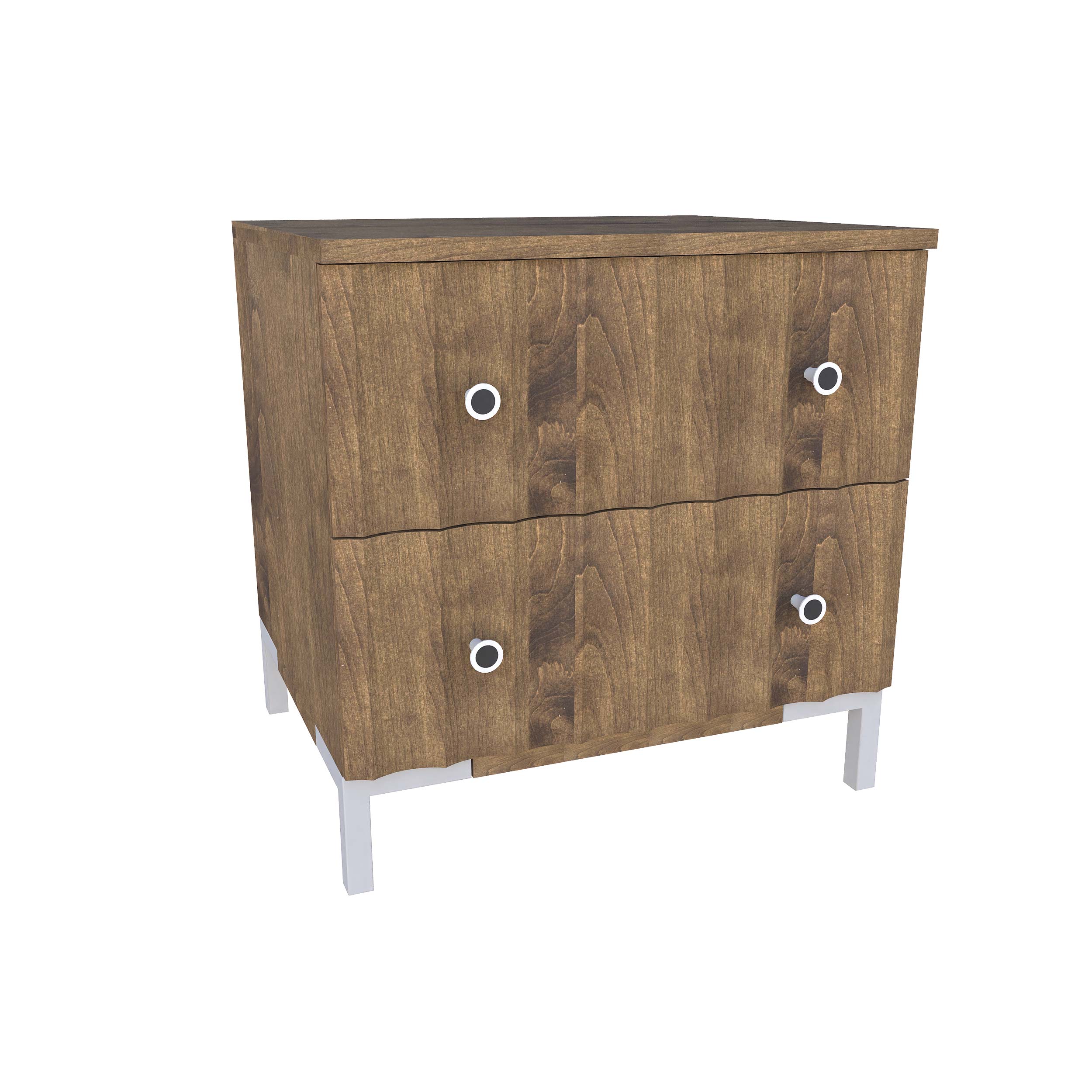 Country View Woodworking 115-NS224-D1-B1 American Modern II 24'' Two-Drawer Nightstand ( D-1 B-1 ) Country View Woodworking 115-NS224-D1-B1 American Modern II 24'' Two-Drawer Nightstand ( D-1 B-1 )