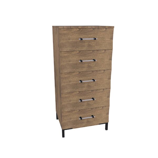 Country View Woodworking 115-DR524-D7-B1 American Modern II 24'' Five-Drawer Chest ( D-7  B-1 )