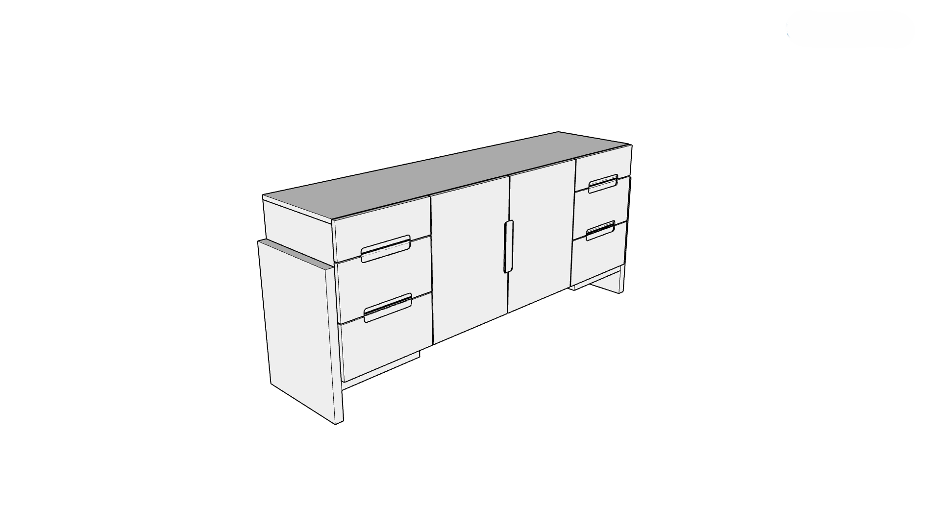 Country View Woodworking 160-72BUF Summa 72'' Buffet Country View Woodworking 160-72BUF Summa 72'' Buffet