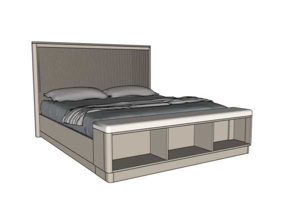 Country View Woodworking 170-532-338-084 Rochelle Ca. King Horizontal Panel Wood Bed Country View Woodworking 170-532-338-084 Rochelle Ca. King Horizontal Panel Wood Bed