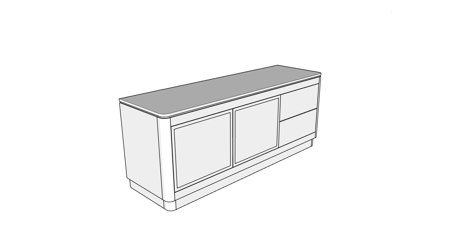 Country View Woodworking 170-60CRED-D1 Rochelle 60'' Credenza Country View Woodworking 170-60CRED-D1 Rochelle 60'' Credenza