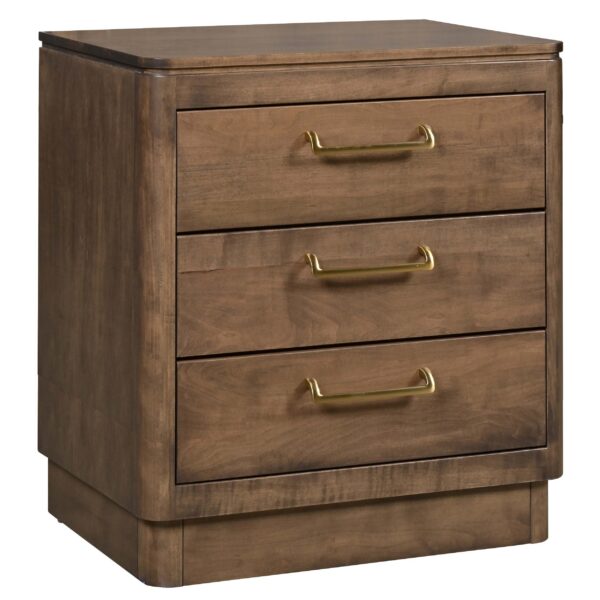 Country View Woodworking 170-BC328-D1 Rochelle 26'' 3-Drawer Bedside Chest ( D1 Drawer )