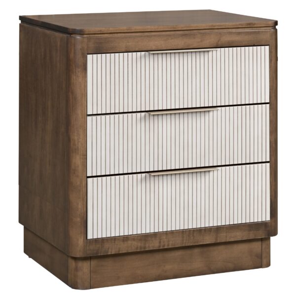 Country View Woodworking 170-BC328-D2 Rochelle 26'' 3-Drawer Bedside Chest ( D2 Drawer )