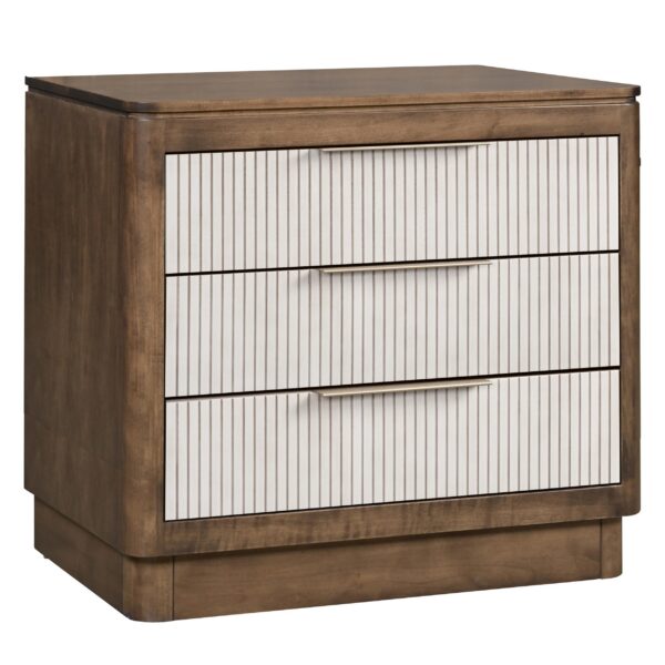 Country View Woodworking 170-BC336-D2 Rochelle 36'' 3-Drawer Bedside Chest ( D2 Drawer )