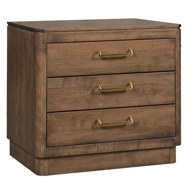 Country View Woodworking 170-BC336-D1 Rochelle 36'' 3-Drawer Bedside Chest ( D1 Drawer )