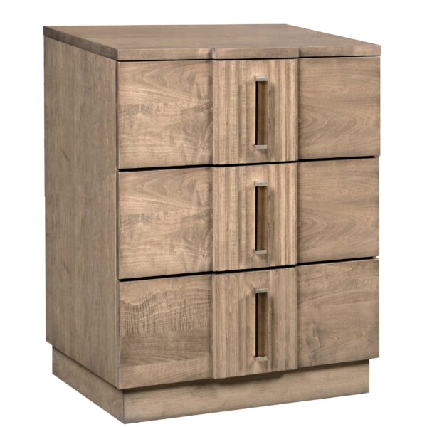 Country View Woodworking 180-BC327 Hyde Park 27'' 3-Drawer Bedside Chest