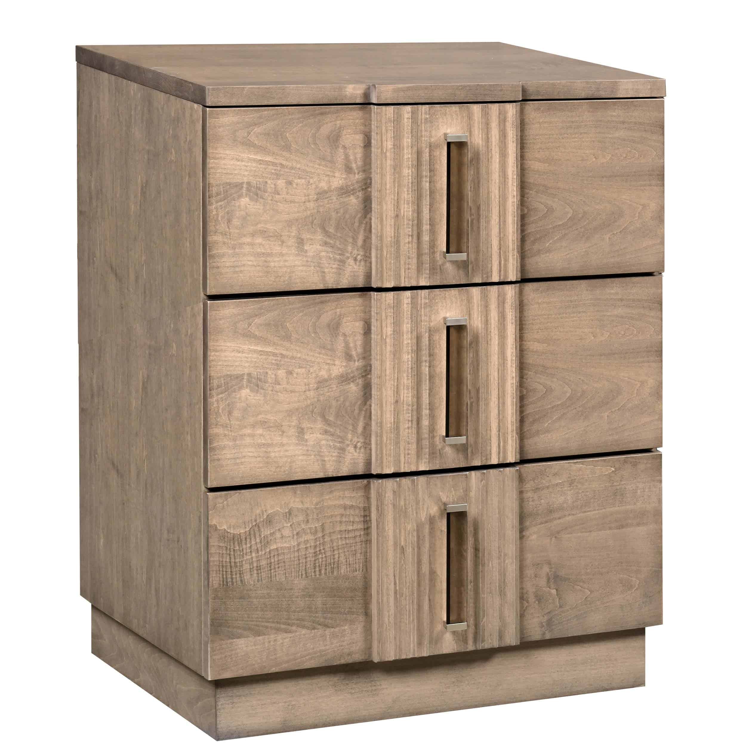 Country View Woodworking 180-BC327 Hyde Park 27'' 3-Drawer Bedside Chest Country View Woodworking 180-BC327 Hyde Park 27'' 3-Drawer Bedside Chest