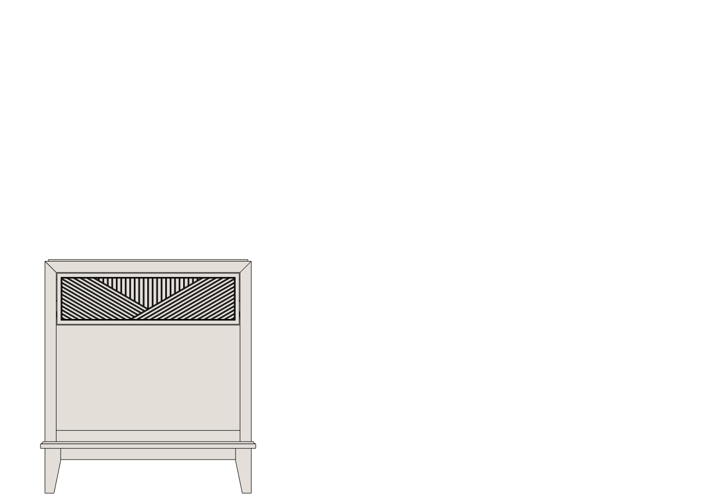 Country View Woodworking 190-NS123-D1-B1 Signature Collection 23'' One Drawer Nightstand ( D1 - B1 ) Country View Woodworking 190-NS123-D1-B1 Signature Collection 23'' One Drawer Nightstand ( D1 - B1 )