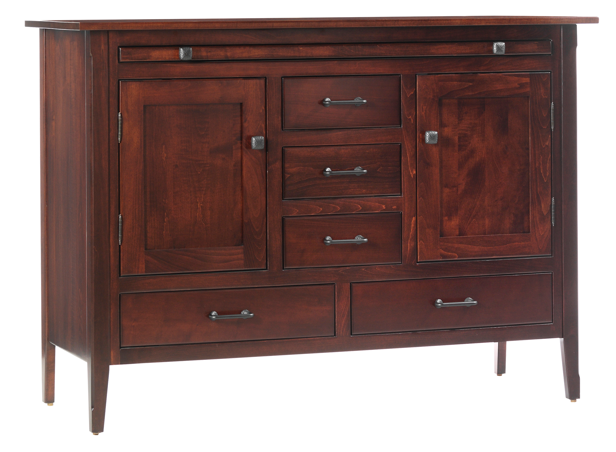 Country View Woodworking 24-5400BBM 54'' Three-Door Newport Shaker Buffet Only Country View Woodworking 24-5400BBM 54'' Three-Door Newport Shaker Buffet Only