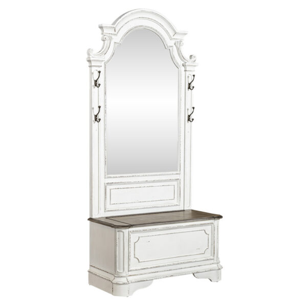 244-OT-2PCS Magnolia Manor 2 Piece Hall Tree Set